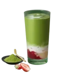 GINZA Stone Mill Matcha Mousse Tea & Strawberry
