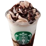 crunchy almond chocolate frappuccino