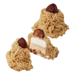 Hand-squeezed chestnut Mont Blanc
