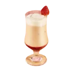 Joyful Medley Cream Tea Latte with Strawberry