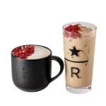 Strawberry Lavender Latte